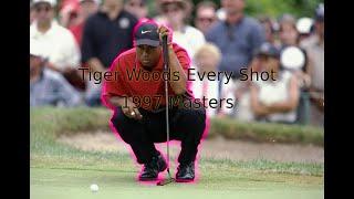 Tiger Woods every shot 1997 Masters back nine