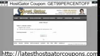 Hostgator Coupon Code - Hostgator 1 cent coupon