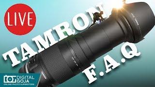 LIVE: TAMRON Ultra Zoom Telephoto Lens 18-400mm | FAQ