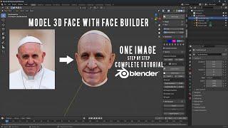 2D To 3D Keen Tools Face Builder in Blender 2.92 | Step By Step | Complete Tutorial