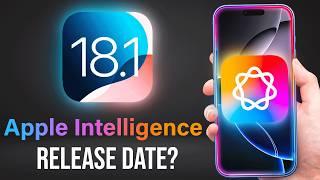 iOS 18.1 Apple Intelligence - Release Date LEAK!!