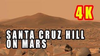 Perseverance Rover's View Of Santa Cruz Hill On Mars In 4K