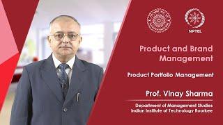 Lecture 22: Product Portfolio Management