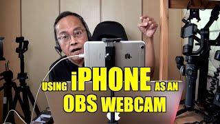 How to Use Your iPhone as a Webcam for OBS Live Streaming - using NDI HX (Not Free Anymore)