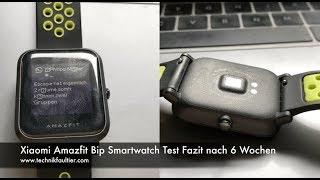 Xiaomi Amazfit Bip Smartwatch Test Fazit nach 6 Wochen