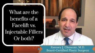 Benefits of a Facelift versus Injectable Fillers | Ramsey J. Choucair, M.D. | Dallas, TX