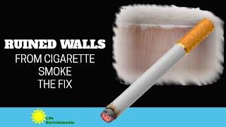 Clean Cigarette Smoke Damage Off Ceilings And Walls