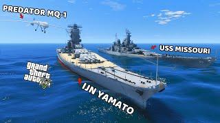 KAPAL PERANG IJN YAMATO - GTA 5 MOD