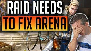 RAID HAS TO FIX THE ARENA FOR ALL LEVELS OF PLAYERS TO GROW AS A GAME! | Raid: Shadow Legends