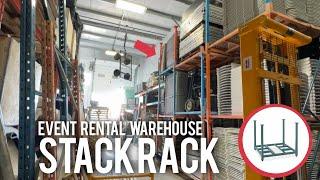 Event Rental Warehouse - Stack Rack