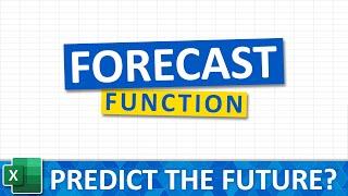 How to use the Excel FORECAST Function #exceltutorial