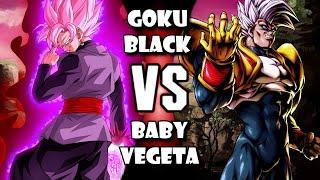 GOKU BLACK VS BABY VEGETA! | DB Devolution