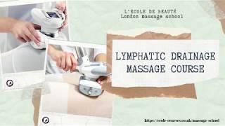 lymphatic drainage massage course in London