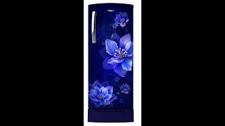 Whirlpool 192 L 4 Star Inverter Direct-Cool Single Door Refrigerator (Sapphire Mulia, 2023 Model)