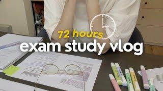 (sub) 72 Hours Study vlog| studying for finals | productive exam week