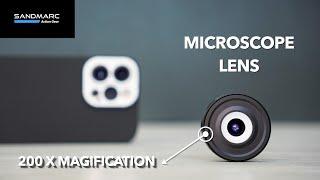 Welcome to a new world of iPhone photography - Sandmarc Microscope Lens