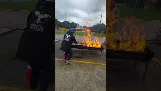 Treinamento Brigada de Incêndio #bombeiromilitar #bombeiros #shortsfeed #shortvideos #incendio