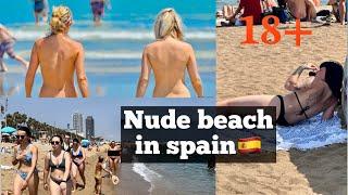 Nude beach Barcelona Spain Mar Bella beach #spain #barcelonaspain #marbella ADULT