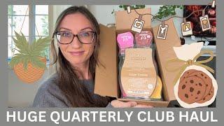 A (Quite Large) Quarterly Scentsy Club Haul ️