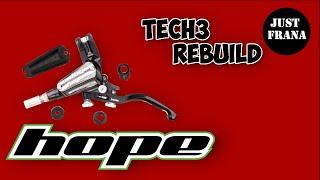 Hope Tech3 Lever(Master cylinder ) rebuild | 2020 JustFrana