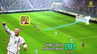 Edged Crossing Beckham is Cooking 🫴 Rip Opponents 🫣 Beckham Review in eFootball 24 Mobile 