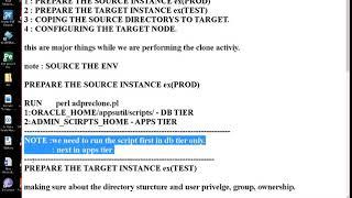 HOW TO CLONE ORACLE APPLICATION R12.2 .x Main Steps and ad scripts.