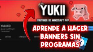 APRENDE A HACER BANNERS SIN PROGRAMAS CON ESTE VIDEO #tutorial #banners