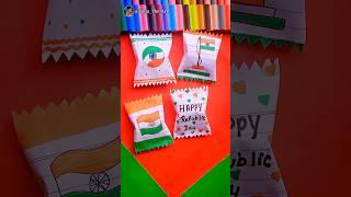 Republic day chocolate craft gift ideas for people#shorts #shortsvideo #trending  #craft #viralvideo