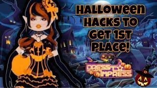 USE THESE HACKS TO GET 1st PLACE IN THE HALLOWEEN UPDATE  | Dress To Impress Halloween DTI Roblox