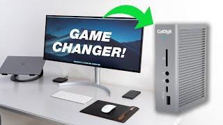How To Turn Your Laptop Into A Desktop (CalDigit TS3 Plus Dock Review)