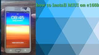 Galaxy note SHV E160K install MIUI 4.4.4