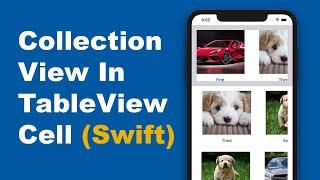 Collection View in Table View Cell (Swift Tutorial) - Xcode 11, iOS Development