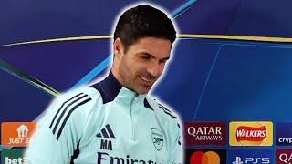 'You DIDN'T ASK ME WHY I LEFT INTERVIEW!' | Mikel Arteta EMBARGO | Arsenal v PSV | Champions League