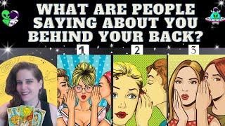 WHAT ARE PEOPLE SAYING ABOUT YOU BEHIND YOUR BACK?  TAROT PICK A CARD (HONEST & ACCURATE) #tarot