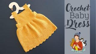 Crochet Easy Baby Dress / Newborn And Toddler Sizes