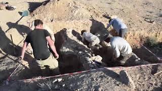 Udhruh Archaeological Project   Wadi el Fiqay channel excavation 2015 TimeLapse