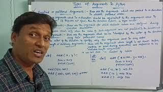 Types of Arguments in Python | Arguments(Default, Required, Keyword & Arbitary)| Functions | Python