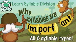 Syllable Division | Learn the six rules of syllables | Chunking words | Learn to Read