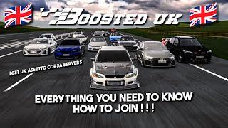 How Join Boosted Uk Assetto Corsa Servers with streamers and friends - ultimate guide