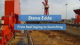 Watch Stena Edda take shape - timelapse