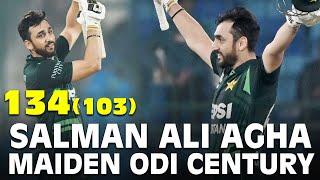 Salman Agha’s Maiden ODI Century | Pakistan vs South Africa | 3rd ODI | Tri-Nation Series | M3J1K