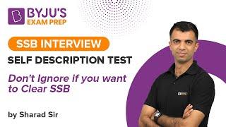 Self Description Test | SSB Interview | How to Write ? | Format | SSB Online Classes