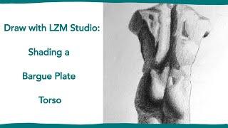 Draw with LZM Studio: Shading a Bargue Plate Torso