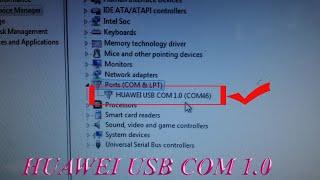 How to install Huawei USB COM 1.0 (32/64) Bit USB SER Driver install