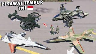 WOW !! Aku Koleksi SEMUA PESAWAT TEMPUR TNI TERCANGGIH di GTA 5