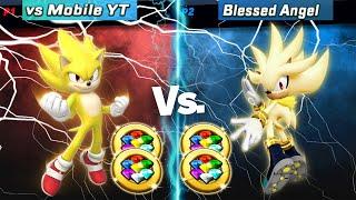 Sonic Forces Speed Battle 1v1: Movie Super Sonic vs Super Silver (Double Boost) Gameplay