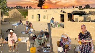 Unique Village Life Punjab Pakistan | Village Women Morning Routine in Summer | Traditional Life