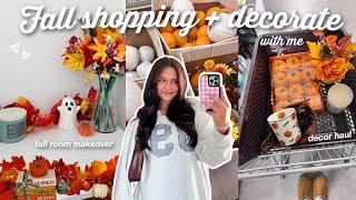 FALL ROOM MAKEOVER 2024  decorate & shop with me!!