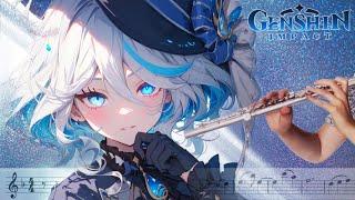 Fontaine Battle Theme - Genshin Impact | Flute Cover [SHEET MUSIC]
