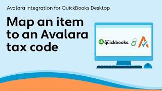 Map an item to an Avalara tax code - Avalara Integration for QuickBooks Desktop